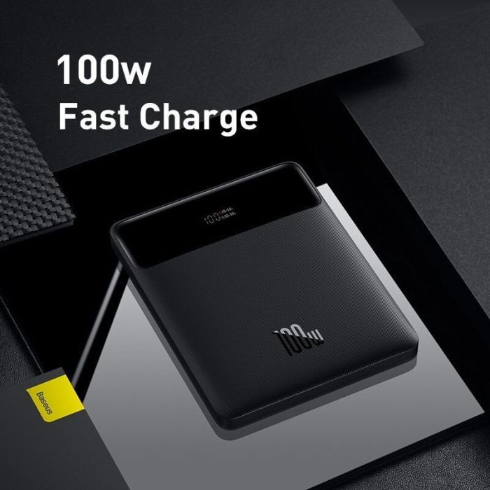 Baseus 20000 mAh Blade Digital Display 100W Black (PPBLD100-S)