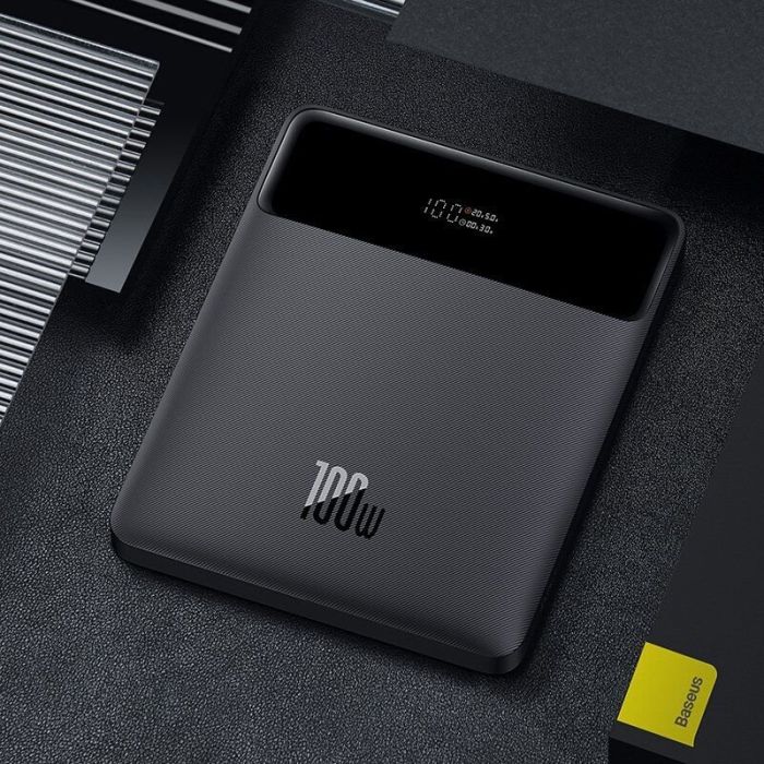 Baseus 20000 mAh Blade Digital Display 100W Black (PPBLD100-S)