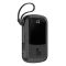 Baseus 10000 mAh with Lightning Cable Q Pow Display 15W Black (PPQD-A01)  