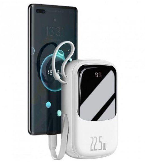 Baseus 20000 mAh Qpow Display Lightning Quick Charging White (PPQD-H02)  