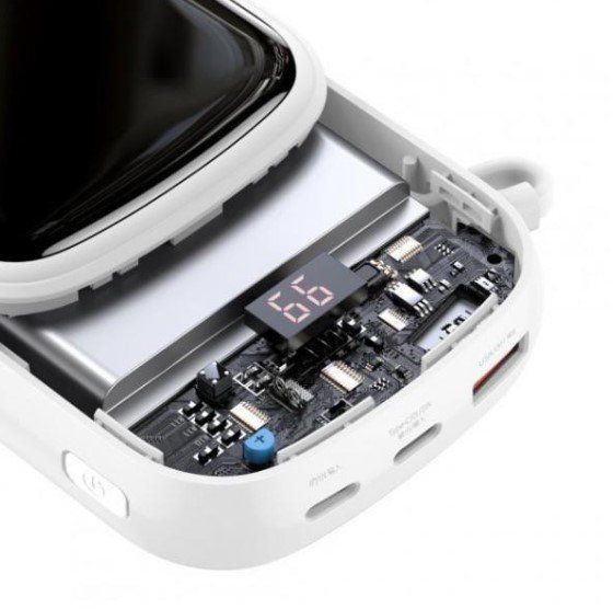 Baseus 20000 mAh Qpow Display Lightning Quick Charging White (PPQD-H02)  