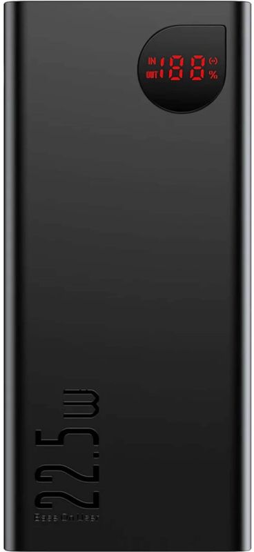 Baseus 40000 mAh Adaman Metal Digital Display 22.5W QC3.0 PD3.0 Black (PPAD020001)  