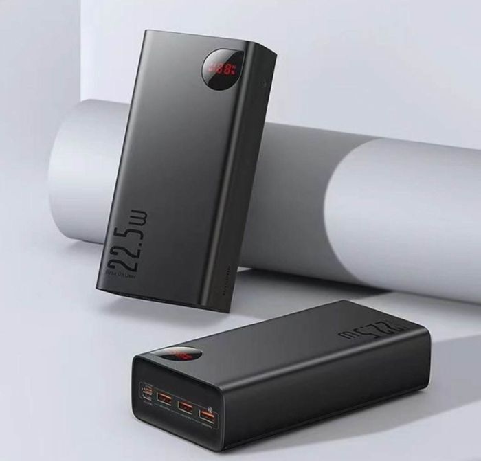 Baseus 40000 mAh Adaman Metal Digital Display 22.5W QC3.0 PD3.0 Black (PPAD020001)  