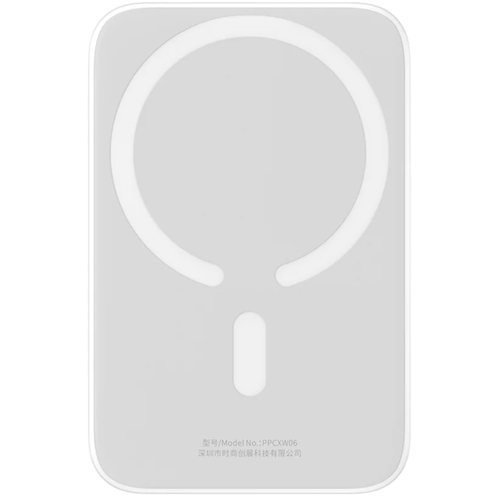 Baseus Magnetic 20W 6000 mAh White (ppcxm06a/ppcxm06)
