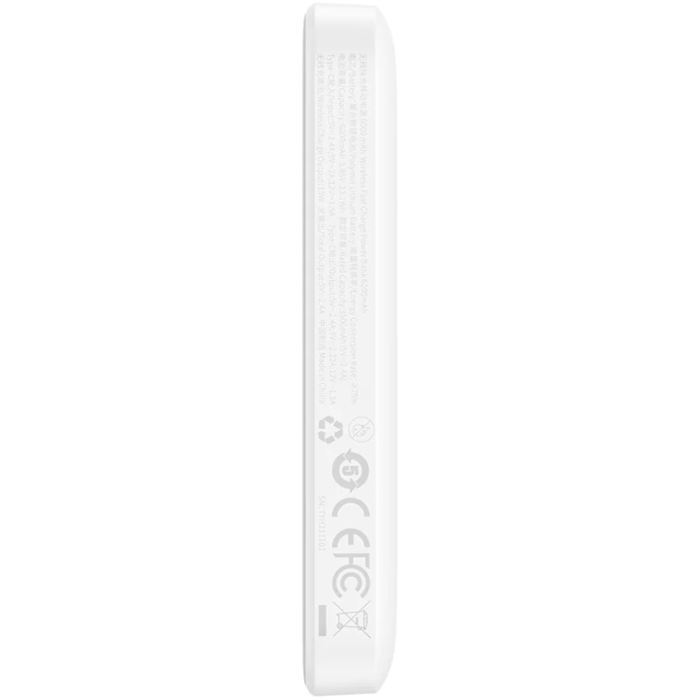 Baseus Magnetic 20W 6000 mAh White (ppcxm06a/ppcxm06)