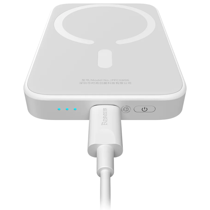 Baseus Magnetic 20W 6000 mAh White (ppcxm06a/ppcxm06)