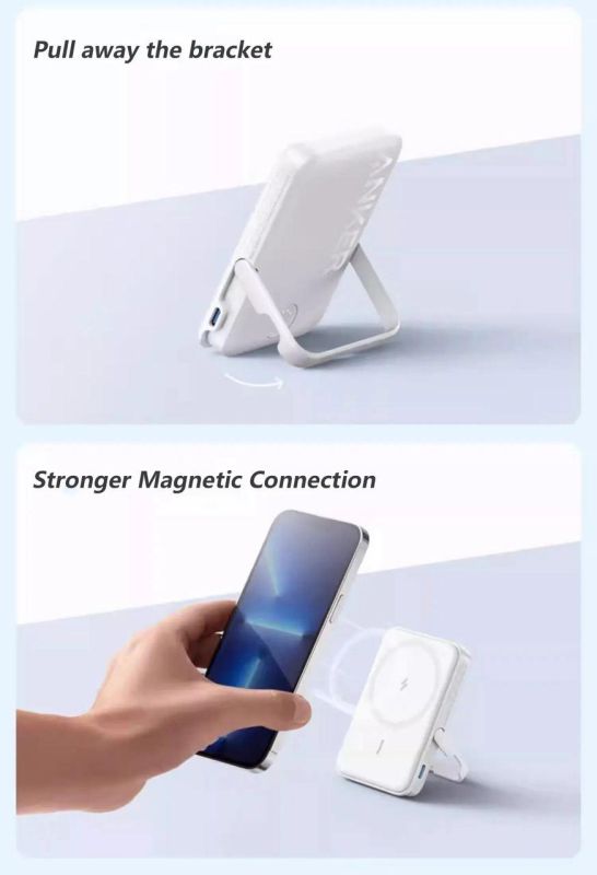 Magsafe Anker A1618 5000 mAh для iPhone для телефону Білий