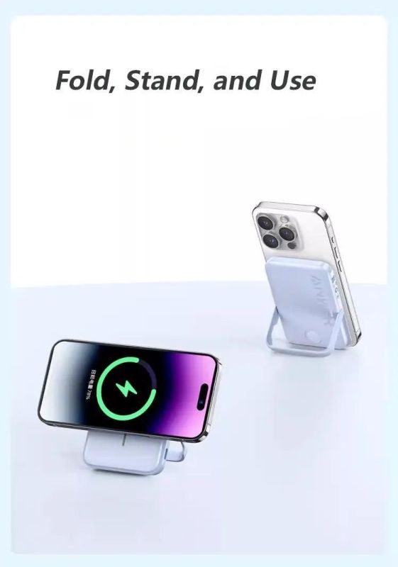 Magsafe Anker A1618 5000 mAh для iPhone для телефону Білий