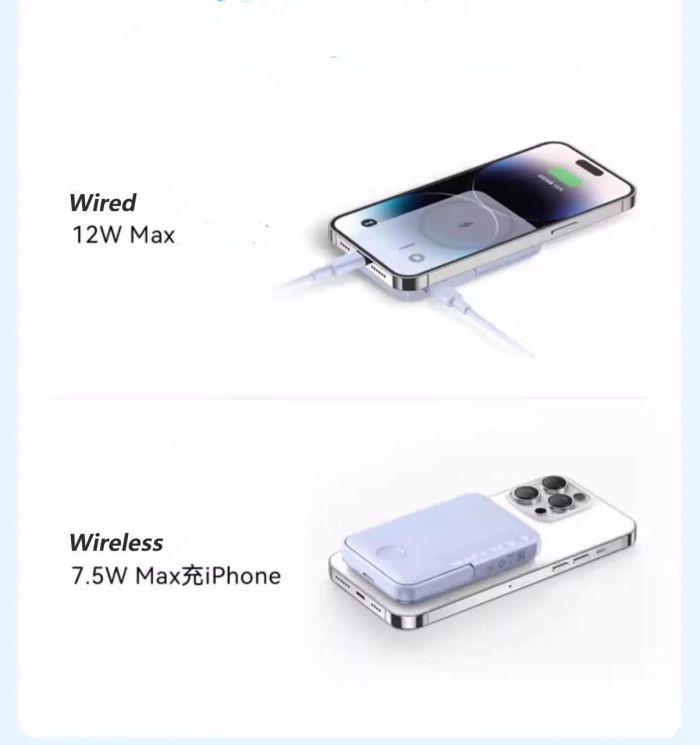 Magsafe Anker A1618 5000 mAh для iPhone для телефону Білий