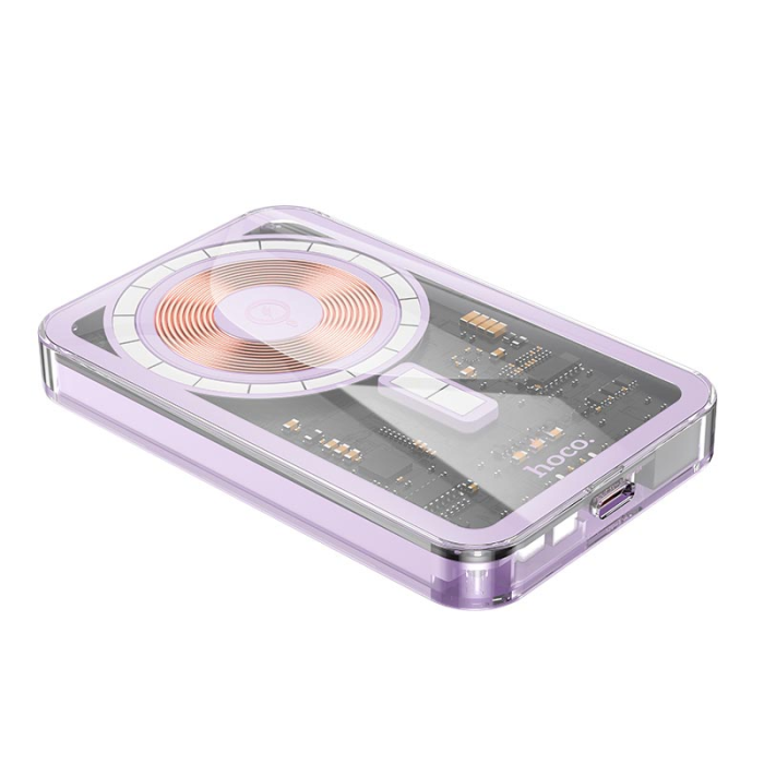 Hoco Q14 Ice Crystal magnetic 5000 mAh чорний