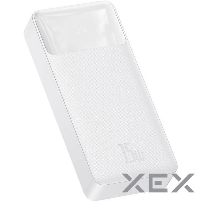 Baseus Bipow Digital Display 15W Overseas Edition 20000 mAh White (PPBD050102)