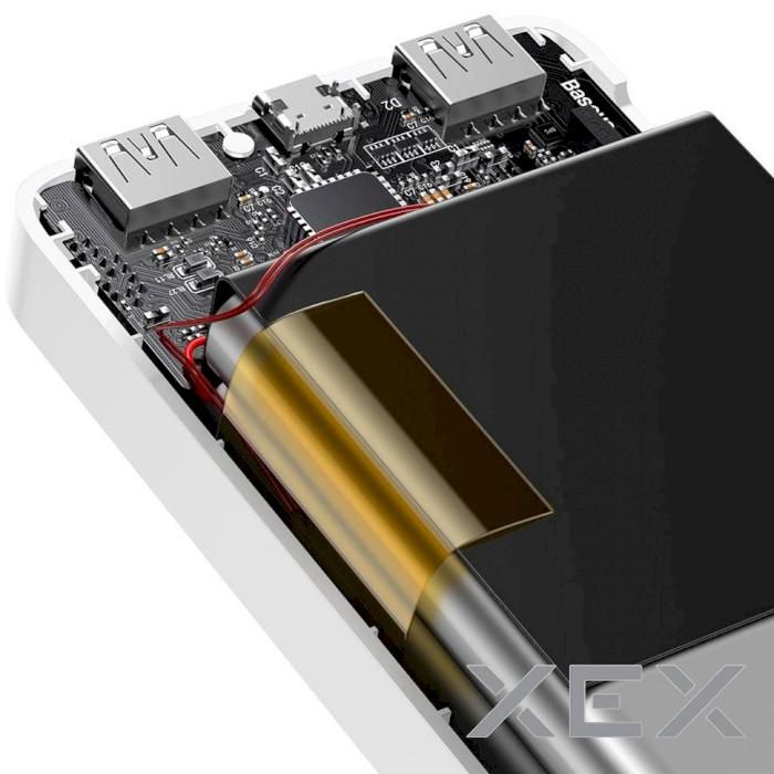 Baseus Bipow Digital Display 15W Overseas Edition 20000 mAh White (PPBD050102)