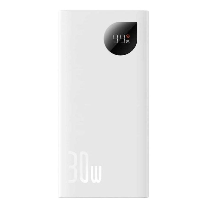 Baseus Adaman2 Digital Display Fast Charge 30W 20000 mAh White (PPAD050002)