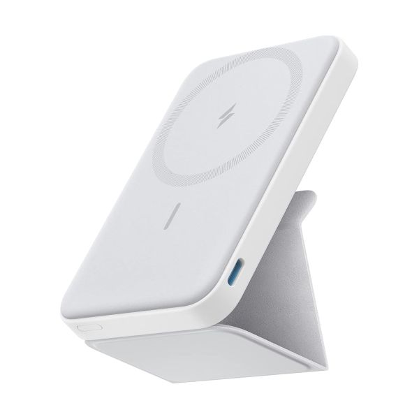 Anker 622 Magnetic Wireless Portable Charger 5000 mAh Dolomite White (A1614)