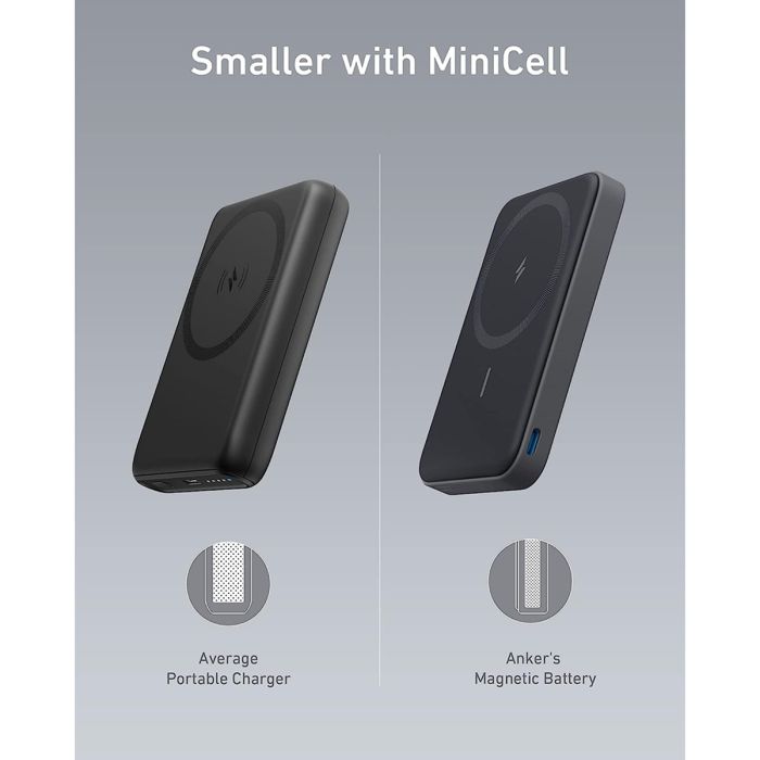 Anker 622 Magnetic Wireless Portable Charger 5000 mAh Black (A1614)