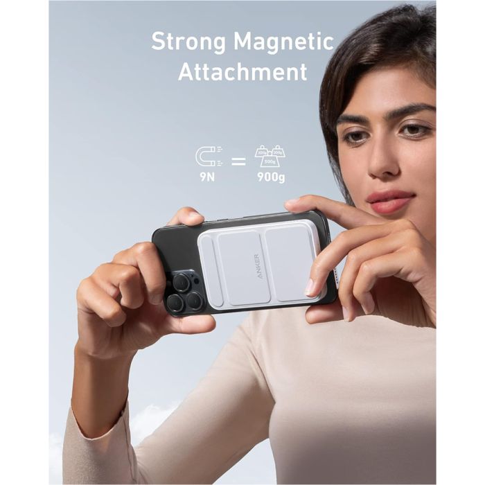 Anker 622 Magnetic Wireless Portable Charger 5000 mAh Dolomite White (A1614)