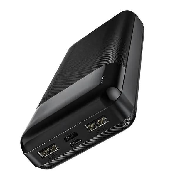 Hoco J72A Easy travel 20000 mAh 2USB/Type-C/MicroUSB, 2A| Чорний