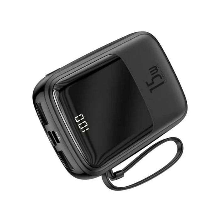 Baseus Q Pow with Lightning 3A 15W (10000 mAh) Black (PPQD-B) 64991