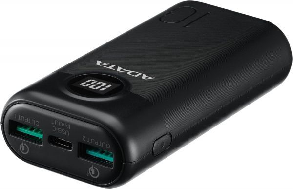 A-DATA P10000QCD 10000 mAh Black (AP10000QCD-DGT-CBK)