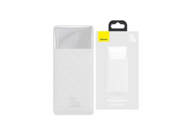 Baseus Bipow 20000 mAh White (PPDML-M02) (1283126558771)