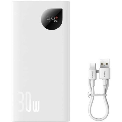 Baseus Adaman 2 20000 mAh 30w, pd, qc, White (ppad050002)