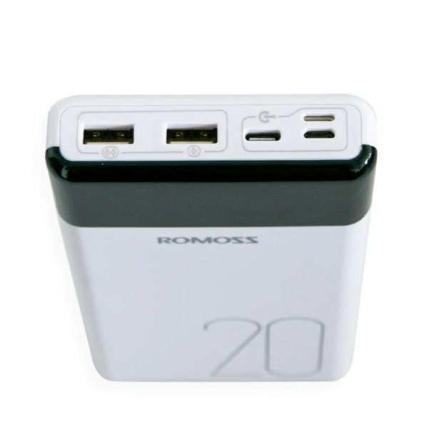 romoss lt20 20000 mAh white