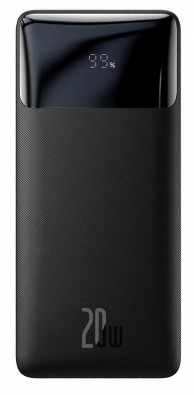Baseus Bipow Digital Display Fast Charge Power Bank Overseas Edition 10000mAh 20W Black (PPBD050301)