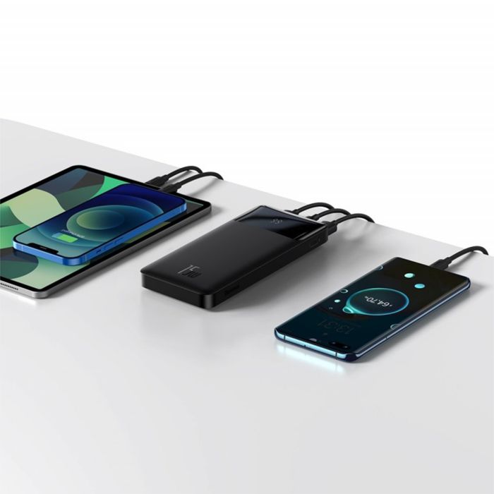 Baseus Bipow Digital Display 10000 mAh 15W Black Overseas Edition