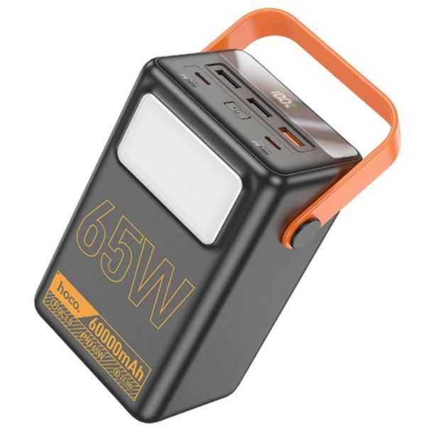 Hoco J110A Powerful PD65W LCD Lamp 60000 mAh Black