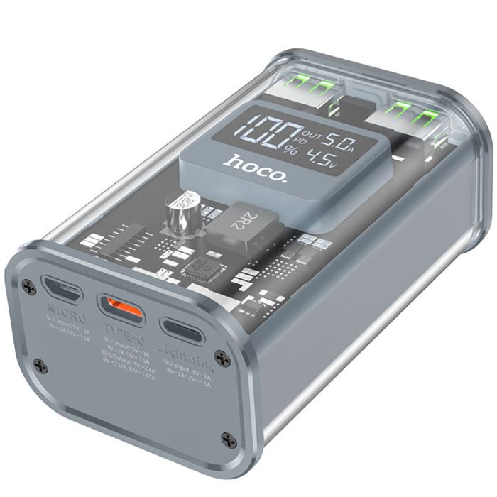 Hoco J105 Discovery Edition 22.5W 10000 mAh Gray - 00000067622_1