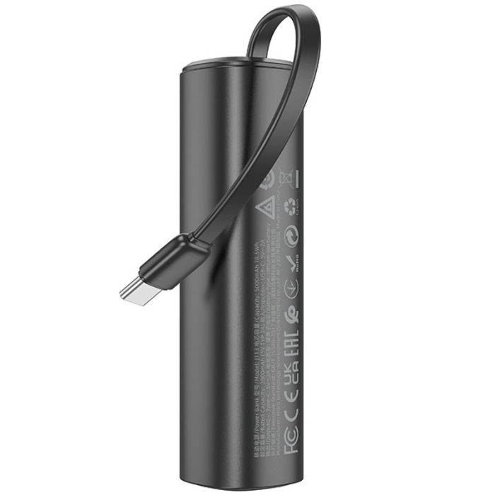 Hoco J113 Energy-bar Type-C 5000 mAh Black - 00000067636_1