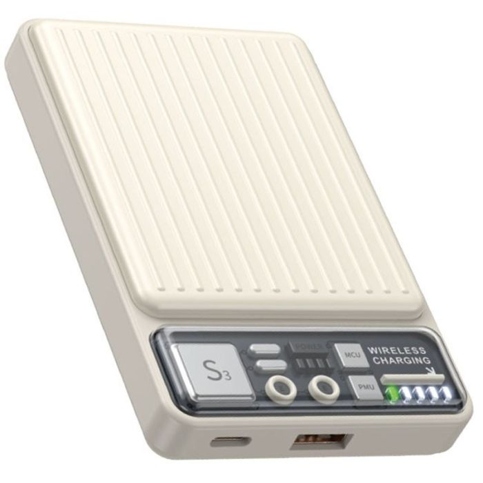 Hoco Q18 Tourer 22.5W з Бездротовий 10 000 mAh Milky White - 00000066161_2