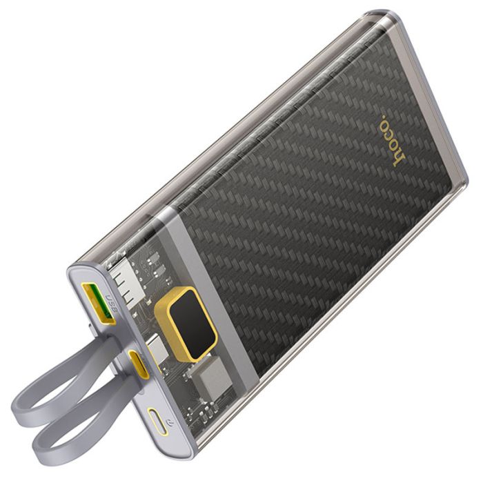 Hoco J104 Discovery Edition 22.5W with cable 10000 mAh Gray - 00000067625_1