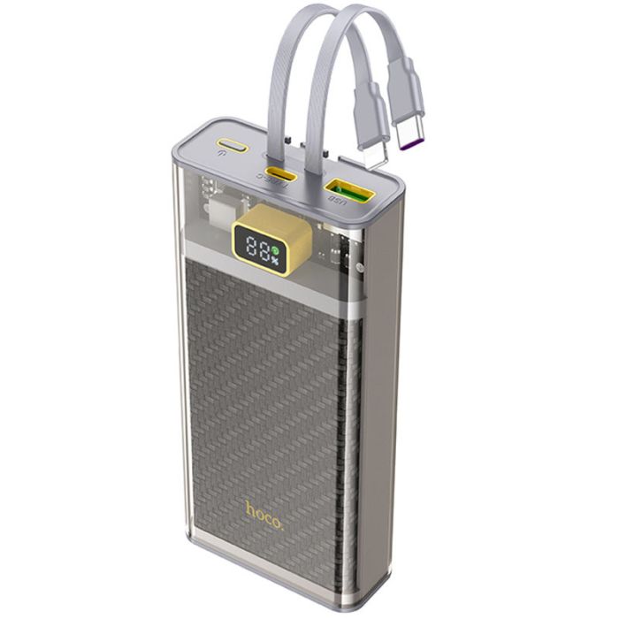 Hoco J104A Discovery Edition 22.5W with cable 20000 mAh Gray - 00000067635_1