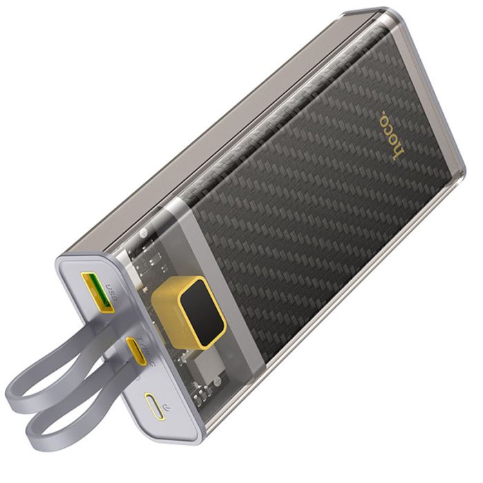 Hoco J104A Discovery Edition 22.5W with cable 20000 mAh Gray - 00000067635_1