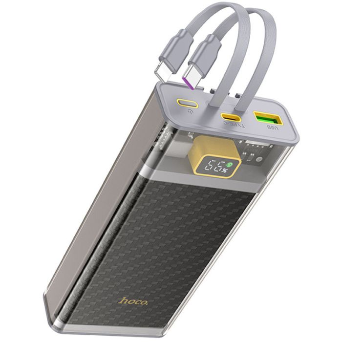 Hoco J104A Discovery Edition 22.5W with cable 20000 mAh Gray - 00000067635_1