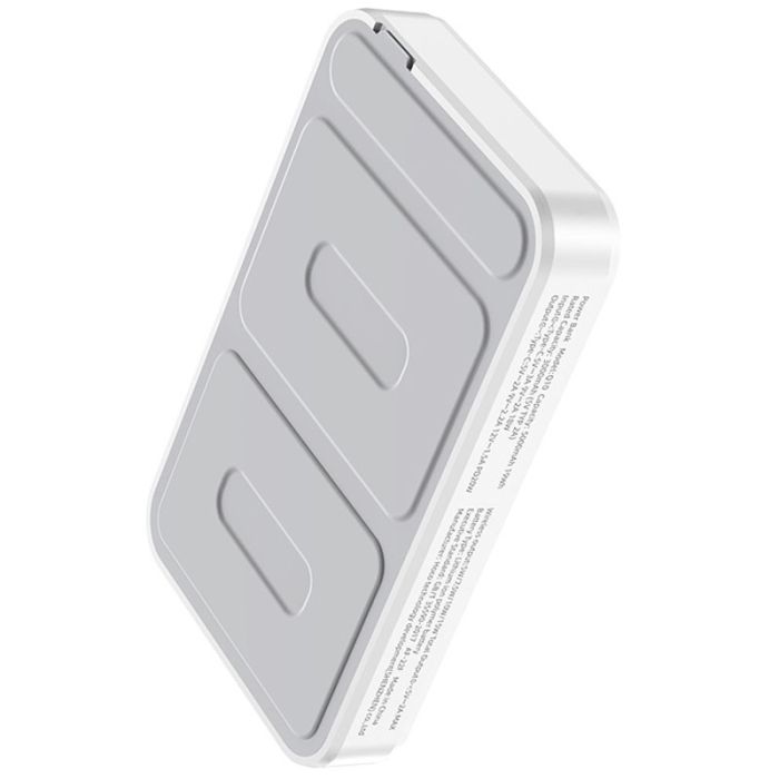Hoco Q10 Transparent PD20W з Бездротовий 5000 mAh White - 00000067624_1
