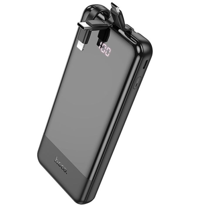 Hoco J114 Charger with cable 10 000 mAh Black - 00000067619_1