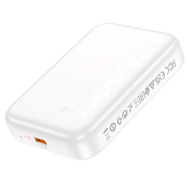 Hoco J117А 5000 mAh PD/MagSafe20W Magnetic для телефону/навушніків Білий