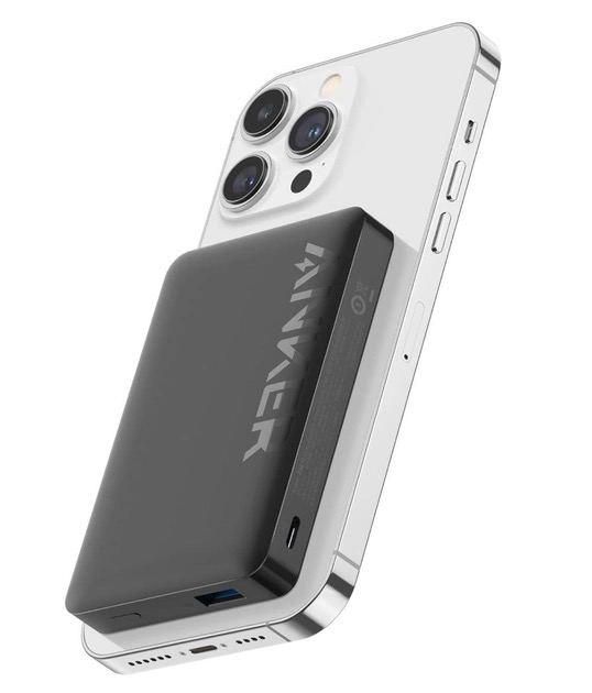Anker 334 MagGo 10000 mAh з бездротовою, mAhнітною зарядкою Magsafe для iPhone Чорний