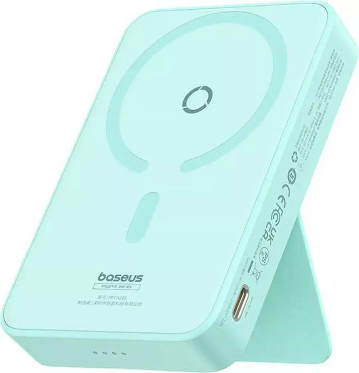 Qi 15W Baseus MagPro Magnetic Bracket 5000 mAh 20W (P10064101333-00) Blue