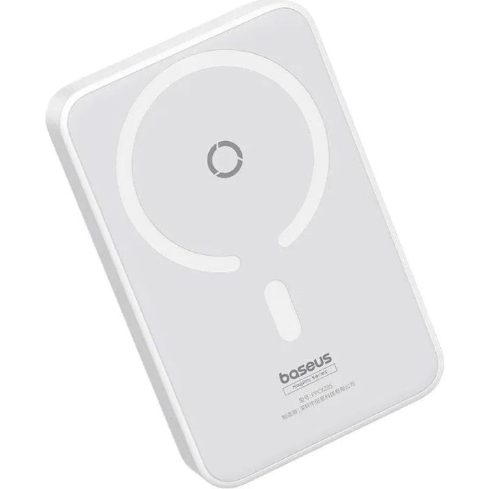 Qi 15W Baseus MagPro Magnetic Bracket 5000 mAh 20W (P10064101223-00) White