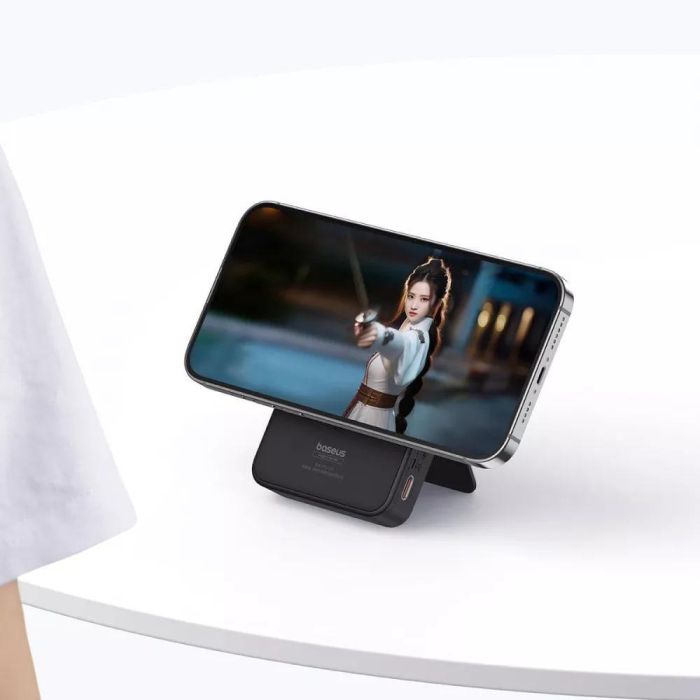 Qi 15W Baseus MagPro Magnetic Bracket 5000 mAh 20W (P10064101123-00) Black