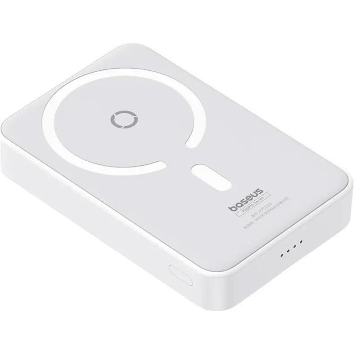 Qi 15W Baseus MagPro Magnetic Bracket 5000 mAh 20W (P10064101223-00) White