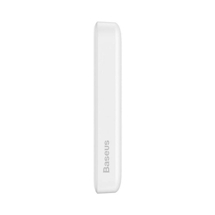 Qi 15W Baseus Magnetic Mini Wireless Fast Charge 2in1 6000 mAh 20W 2.4A QC3.0+PD3.0 (P10059002223-00) White