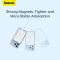 Qi 15W Baseus Magnetic Mini Wireless Fast Charge 2in1 6000 mAh 20W 2.4A QC3.0+PD3.0 (P10059002223-00) White