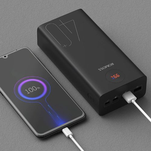 Romoss Zeus Premium чорний 40000mAh QC3.0 РК 18Вт